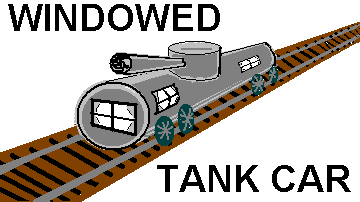 Windowed Tank Car